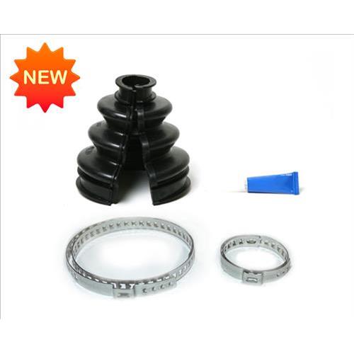 Unlike classic spare parts it allows you to replace the worn-out axle boot without removing any mechanical part.<br>
Made of special, extremely durable rubber <b>CUFFIA FACILE (Easy Boot)</b> is equipped with an <b>innovative male/female opening system</b> and a specific seam for gluing.<br>
Thanks to its elasticity and design, it adapts to most CV joints and drive shafts of car manufacturers.